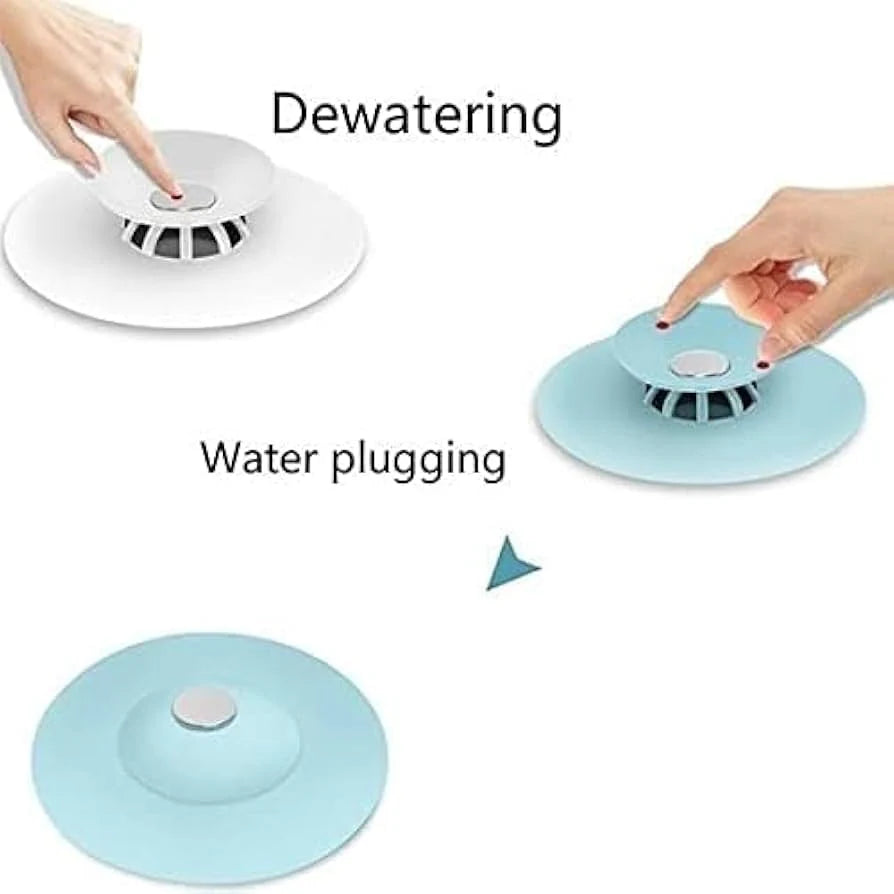 Silicone Basin Stopper – Universal Sink Plug & Drain Cover for Kitchen