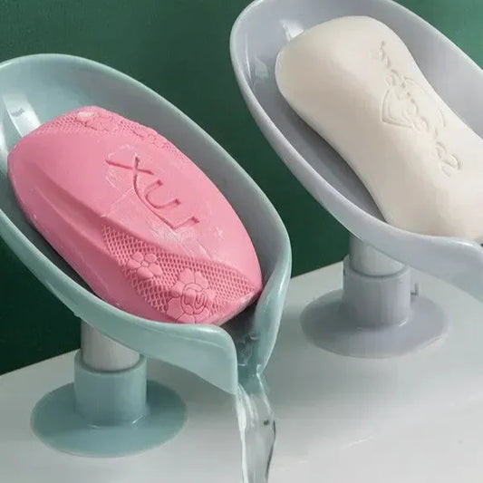 1Pcs Drain Soap Holder – Self-Draining Soap Dish for Bathroom, Sink & Kitchen Use