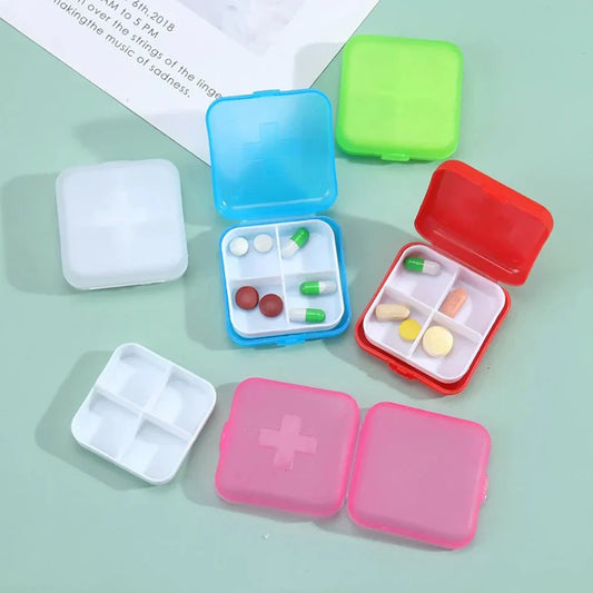 Pill Box Medicine Holder – Portable Medicine Organizer Case