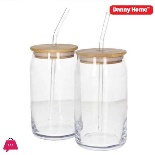 Danny Home Cola Drinking Glass Cup 2pcs 500ml