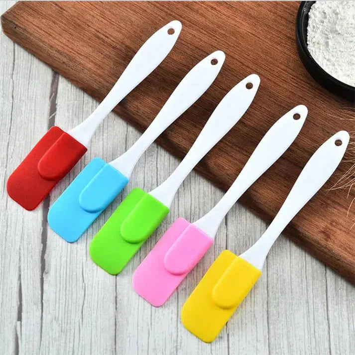 5-Inch Silicone Spatula – Heat-Resistant Non-Stick Scraper for Cooking & Baking