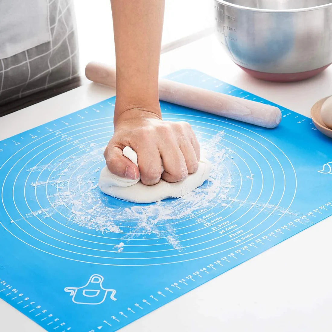 Silicone Kitchen Kneading Dough Mat – Non-Stick Baking Mat for Cooking & Cake Making