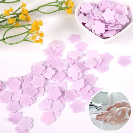 Travel Flower Soap Paper – Portable Disposable Hand Washing Sheets