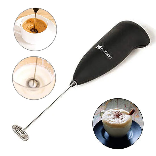 Coffee Maker Egg Beater – Handheld Electric Milk Frother & Egg Mixer