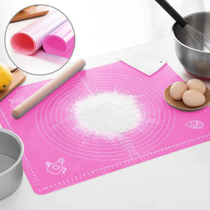 Silicone Kitchen Kneading Dough Mat – Non-Stick Baking Mat for Cooking & Cake Making