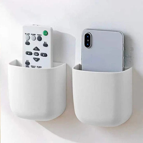 U-Shaped Wall Mounted Mobile Phone Holder – Universal Adhesive Stand for Charging & Storage