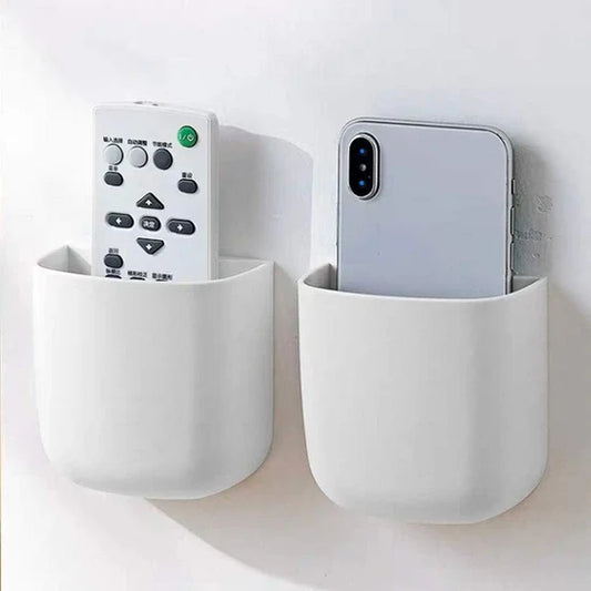 U-Shaped Wall Mounted Mobile Phone Holder – Universal Adhesive Stand for Charging & Storage