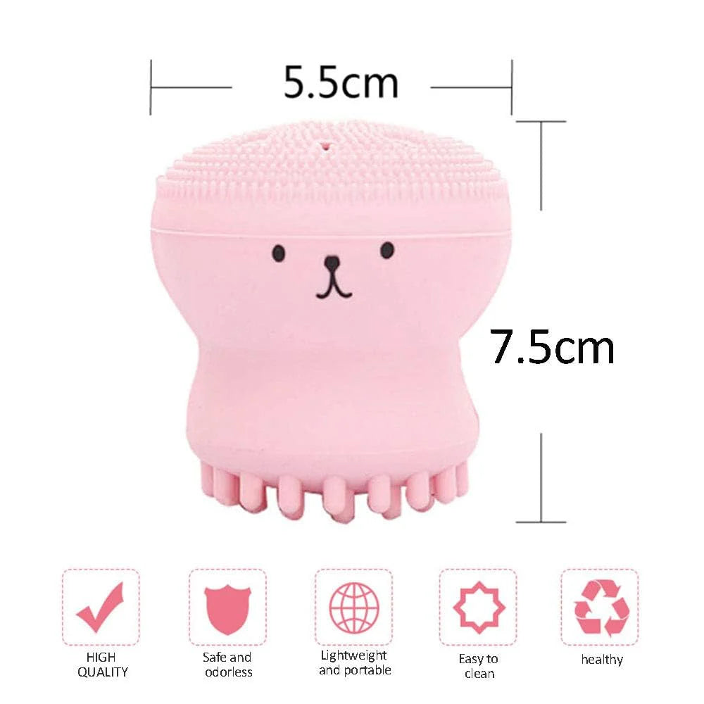 Octopus Shape Silicone Sponge – Multi-Purpose Kitchen & Dishwashing Scrubber