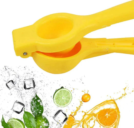 Plastic Lemon Squeezer Fruit Juicer – Manual Citrus Squeezer for Kitchen