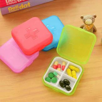 Pill Box Medicine Holder – Portable Medicine Organizer Case