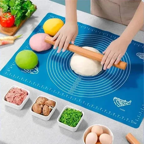 Silicone Kitchen Kneading Dough Mat – Non-Stick Baking Mat for Cooking & Cake Making