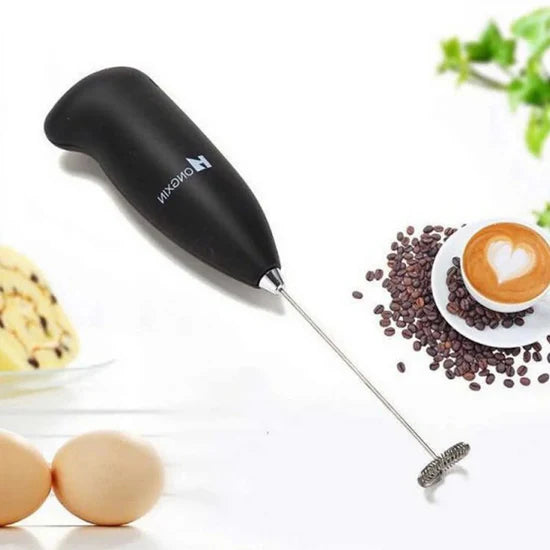 Coffee Maker Egg Beater – Handheld Electric Milk Frother & Egg Mixer
