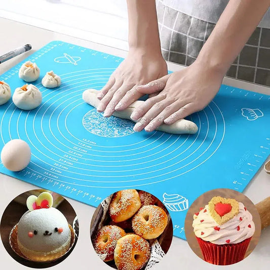 Silicone Kitchen Kneading Dough Mat – Non-Stick Baking Mat for Cooking & Cake Making