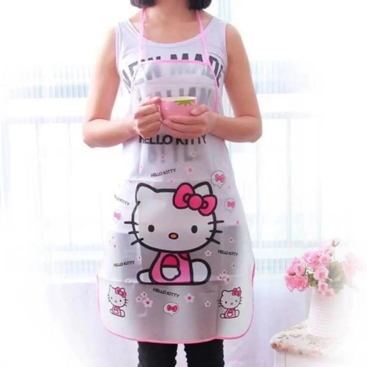 Waterproof Sleeveless Apron – Durable Kitchen & Craft Apron for Mess-Free Cooking & Cleaning