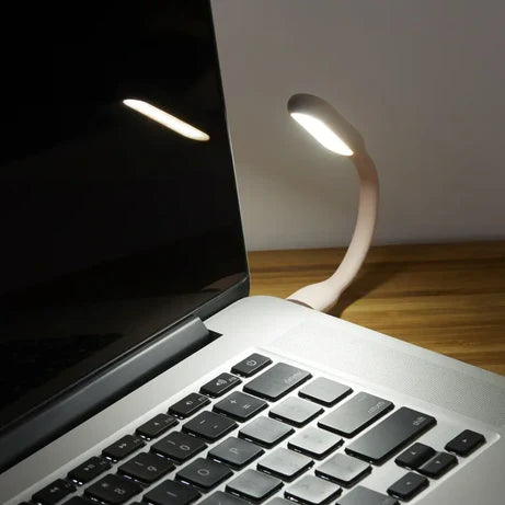 1Pc Flexible Mini USB LED Light Lamp for Laptop – Portable & Adjustable Keyboard Light