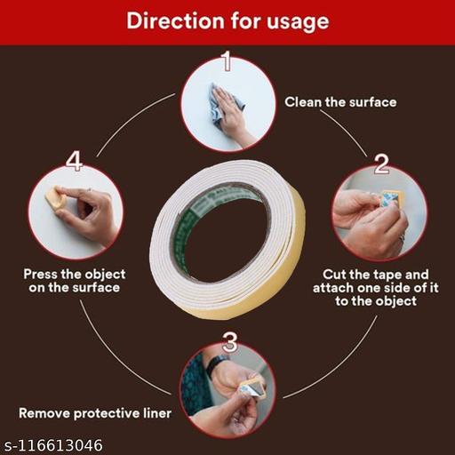 Super Strong Double-Sided Foam Tape – Heavy Duty Adhesive Mounting Tape for Home, Office & DIY Projects